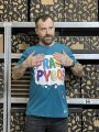 VYPRODÁNO! Triko z1z1 Pračo Pygo petrolej  | Fanshop Prago Union