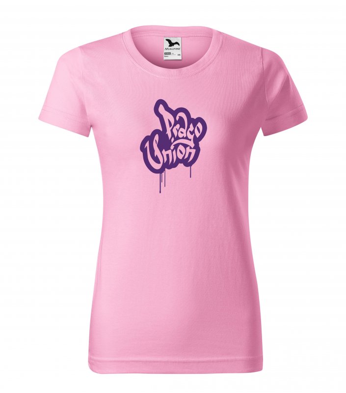 Triko dámské s motivem Prago Union - logo -pink  | Fanshop Prago Union