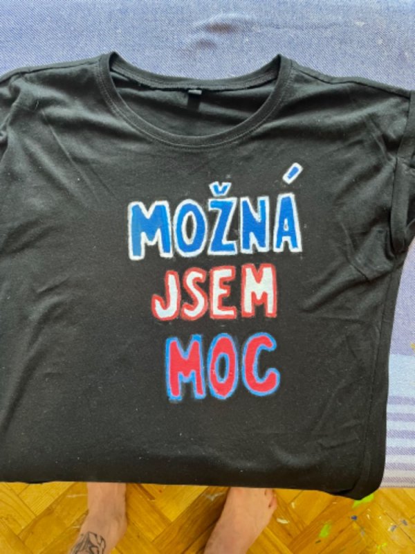 VYPRODÁNO!!! Triko 1z1 Možná jsem moc...green | Fanshop Prago Union