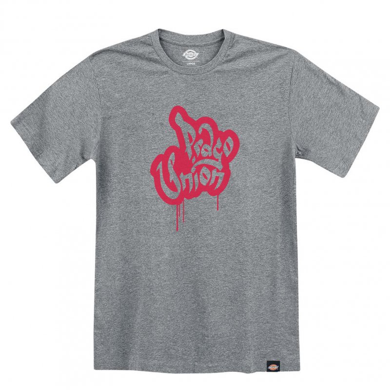 Triko Prago Union šedé - pink logo | Fanshop Prago Union