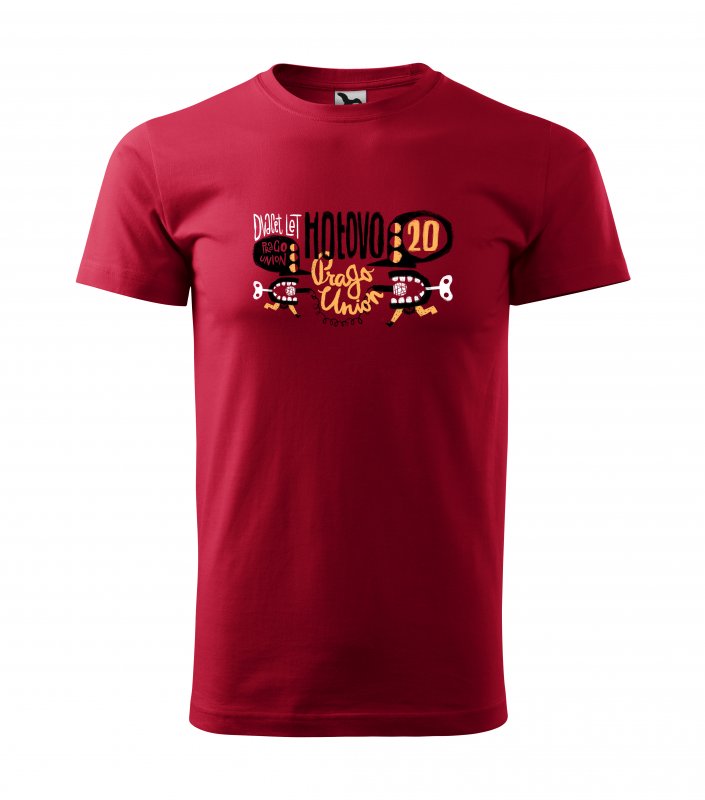Triko s motivem HOTOVO 20 ..red | Fanshop Prago Union