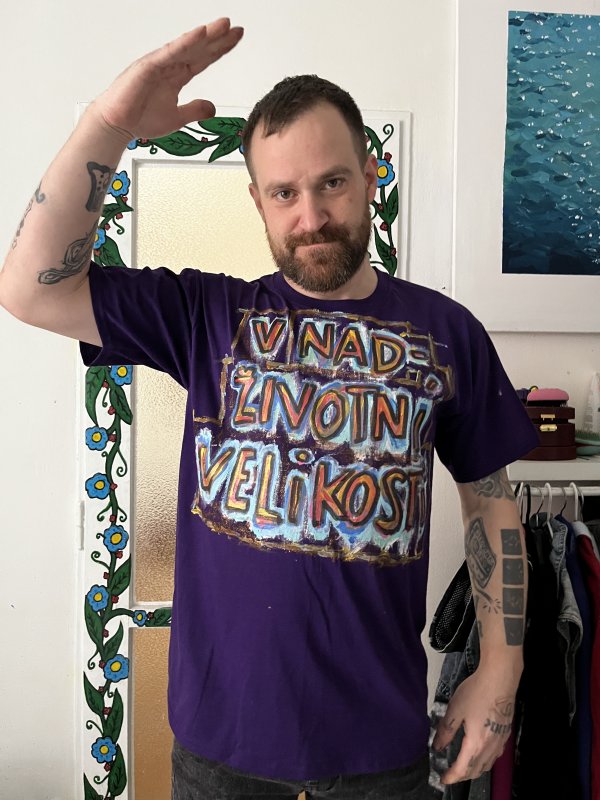 VYPRODÁNO!!! Triko 1z1 - V NADŽIVOTNÍ....fialová | Fanshop Prago Union