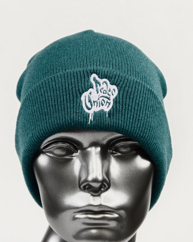 Zimní čepice Dickies s vyšitým logem Prago Union-green | Fanshop Prago Union