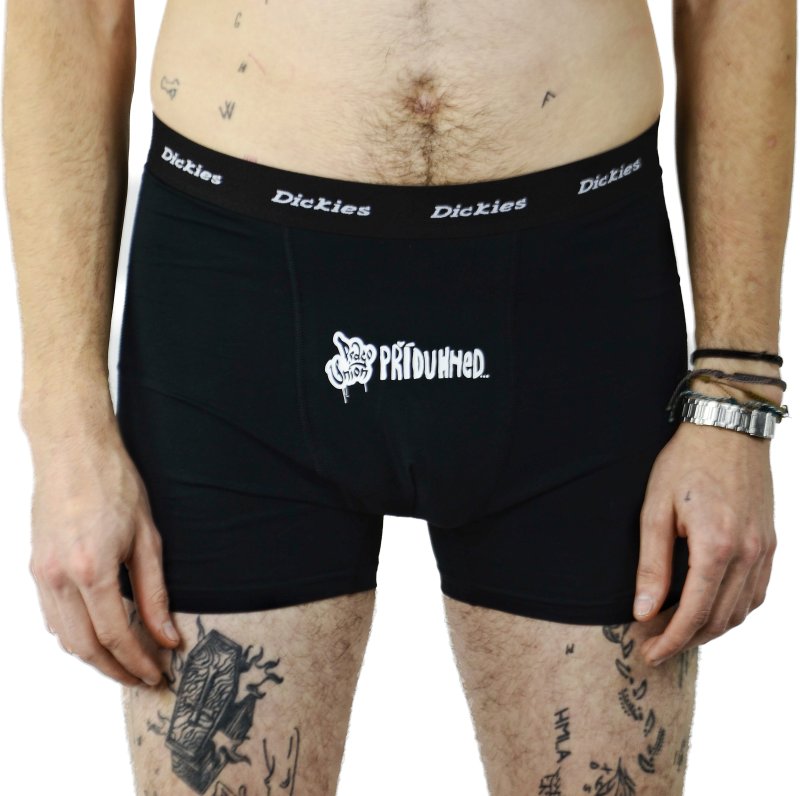 Boxerky DICKIES Prago union s nápisem Příduhned | Fanshop Prago Union