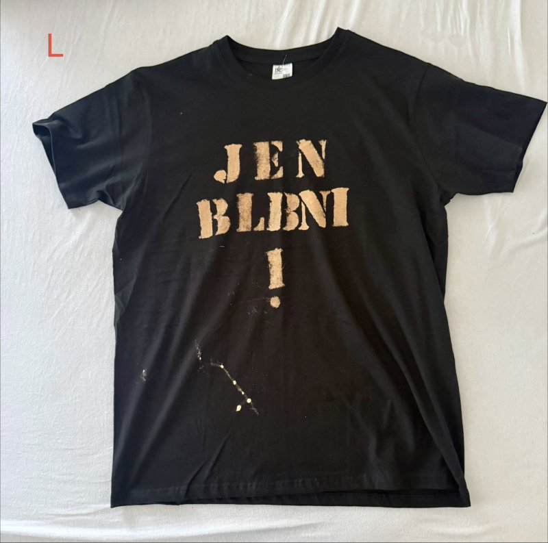 VYPRODÁNO!! Triko 1z1 JEN BLBNI! ....černá L | Fanshop Prago Union