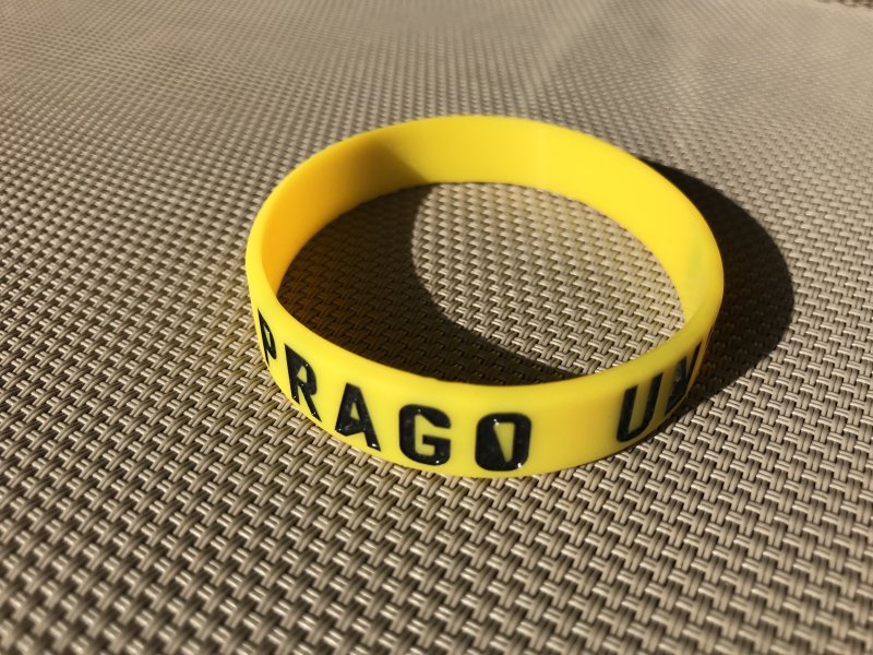 Náramek Prago Union žlutý | Fanshop Prago Union