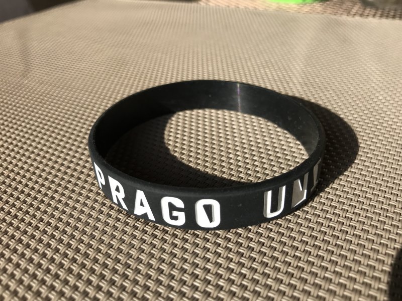 Náramek Prago Union černý | Fanshop Prago Union